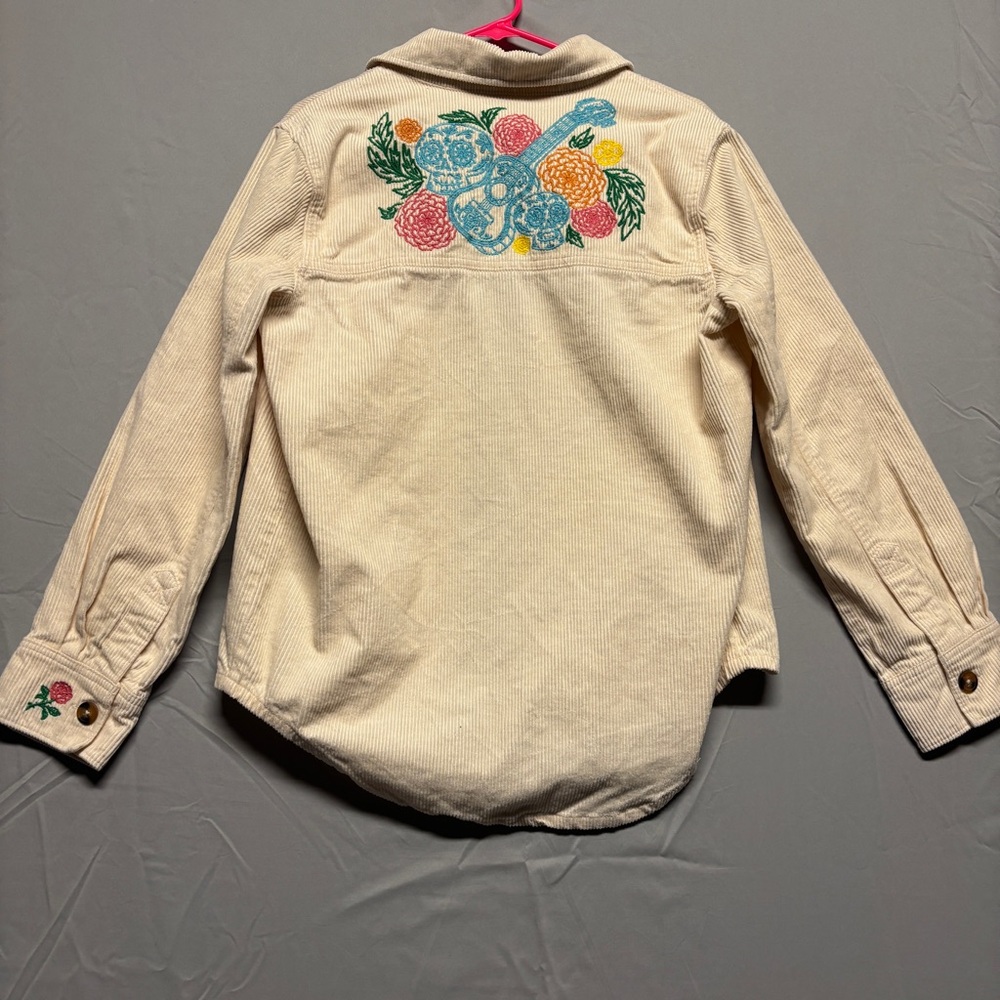 Disney Coco Cream Corduroy Jacket with Embroidered Accents - Picture 7 of 9
